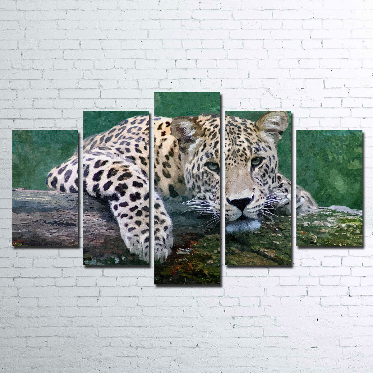 Exquisite Snow Leopard Wall Art by Denise Dundon