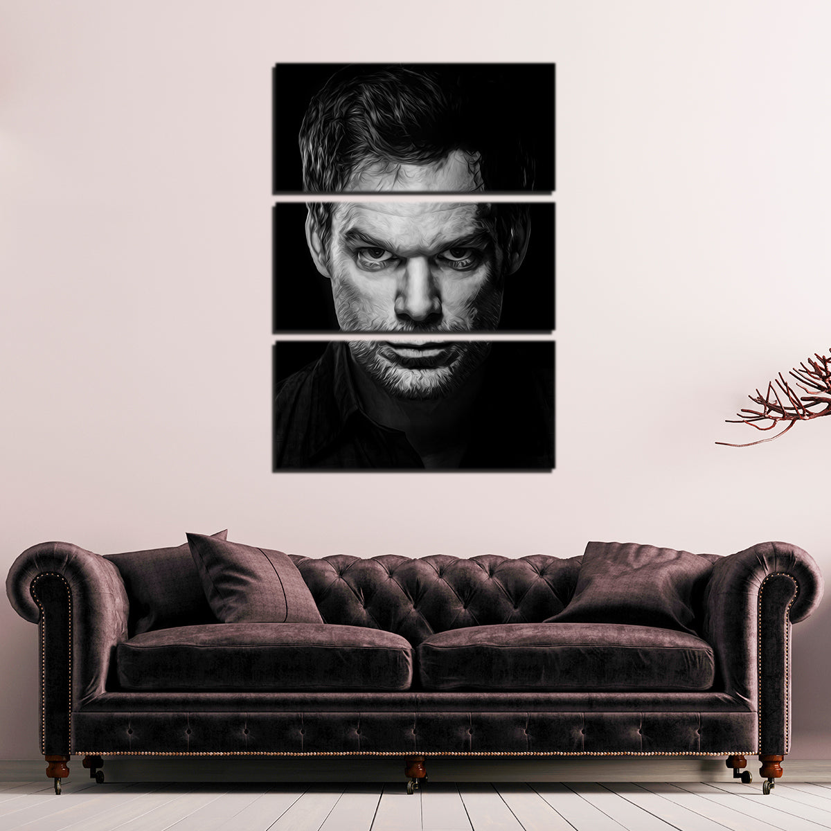 Stunning Portrait Dexter Wall Art by George Sorin