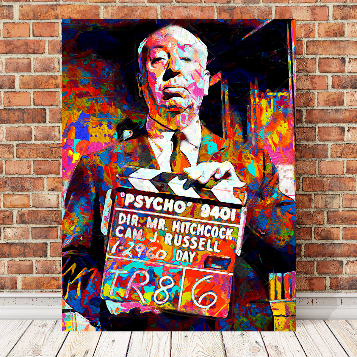 Hitchcock Action! Stunning Wall Art by Stephen Chambers