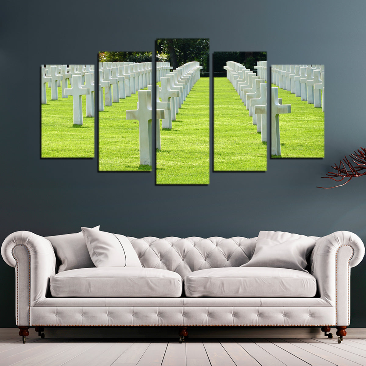 Normandy American Military Cemetery Stunning Wall Art by David Campbell