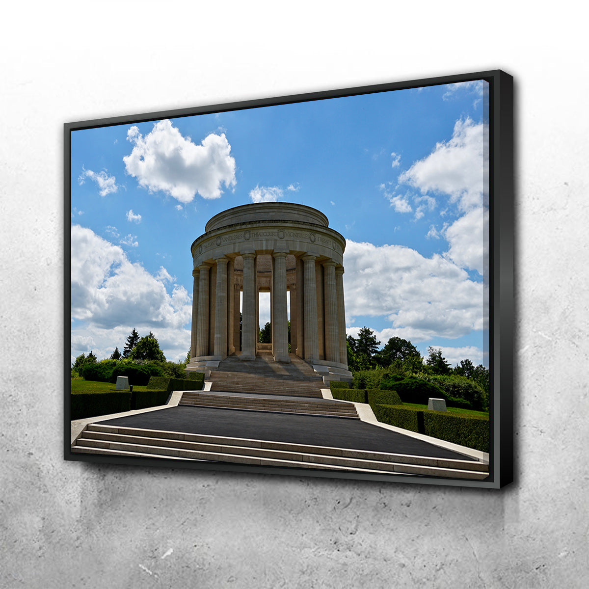 Montsec US WWI Memorial Wall Art - Stunning Canvas Print by David Campbell