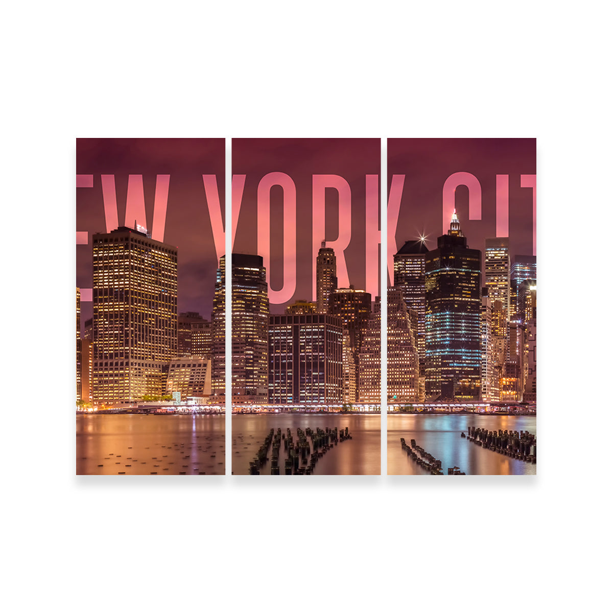 Stunning New York City Skyline Panorama Wall Art for Your Home Decor