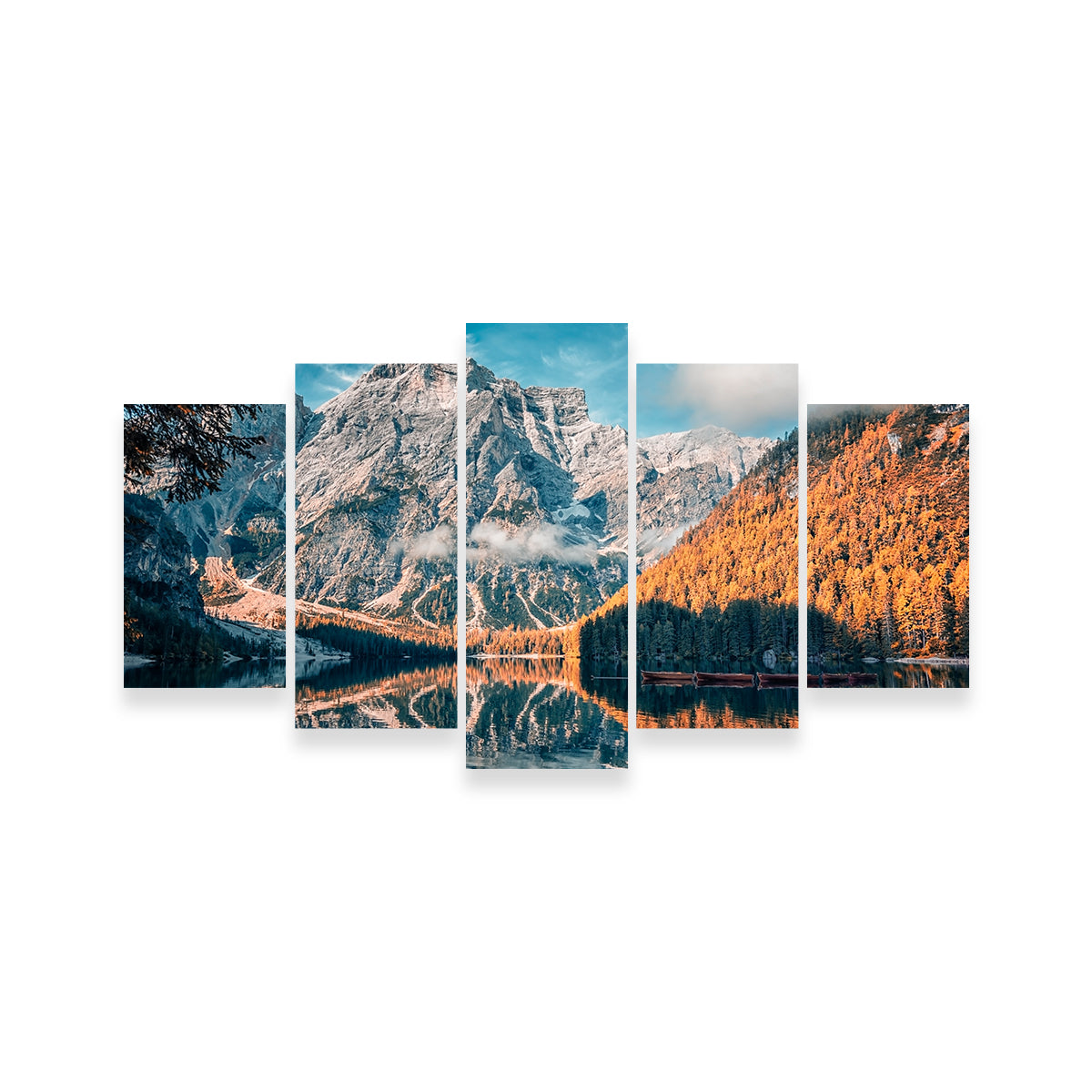Autumn In Braies Stunning Wall Art by Manjik Pictures