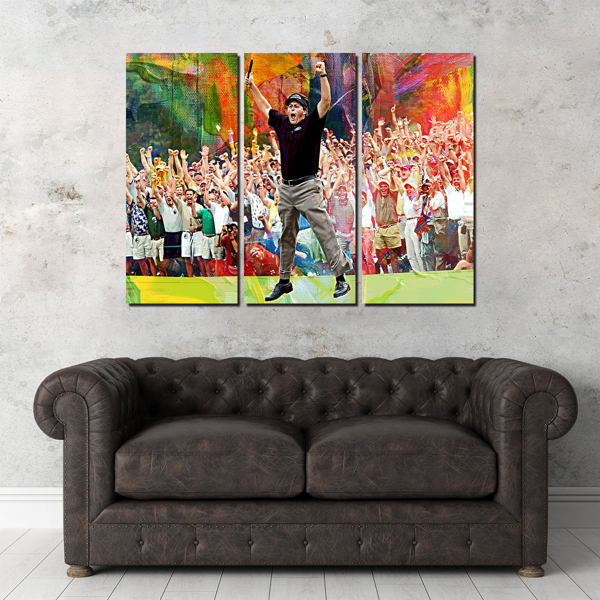 Exquisite Phil Mickelson Art Prints on Museum-Quality Canvas