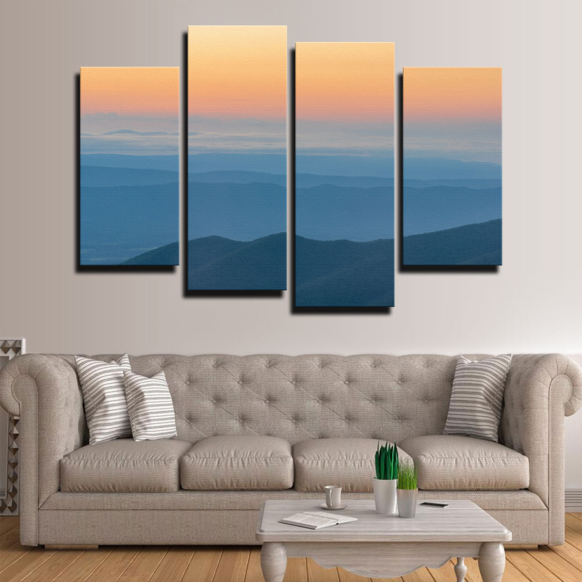 Stunning Shenandoah Sunset Wall Art by Dennis Maida