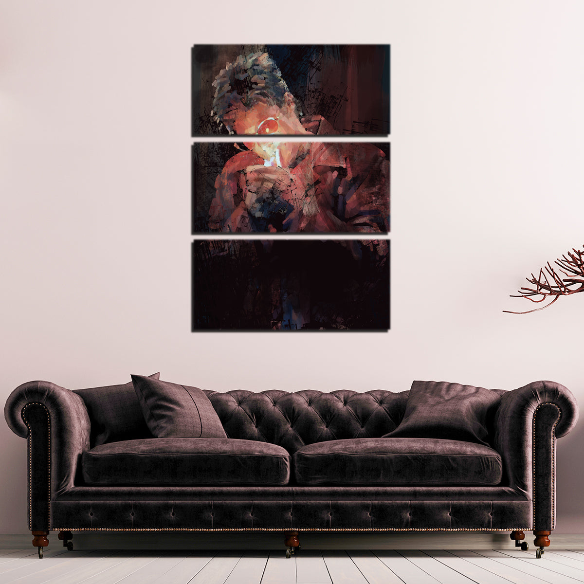Stunning Smoking Tyler Wall Art by Andy Brackpool