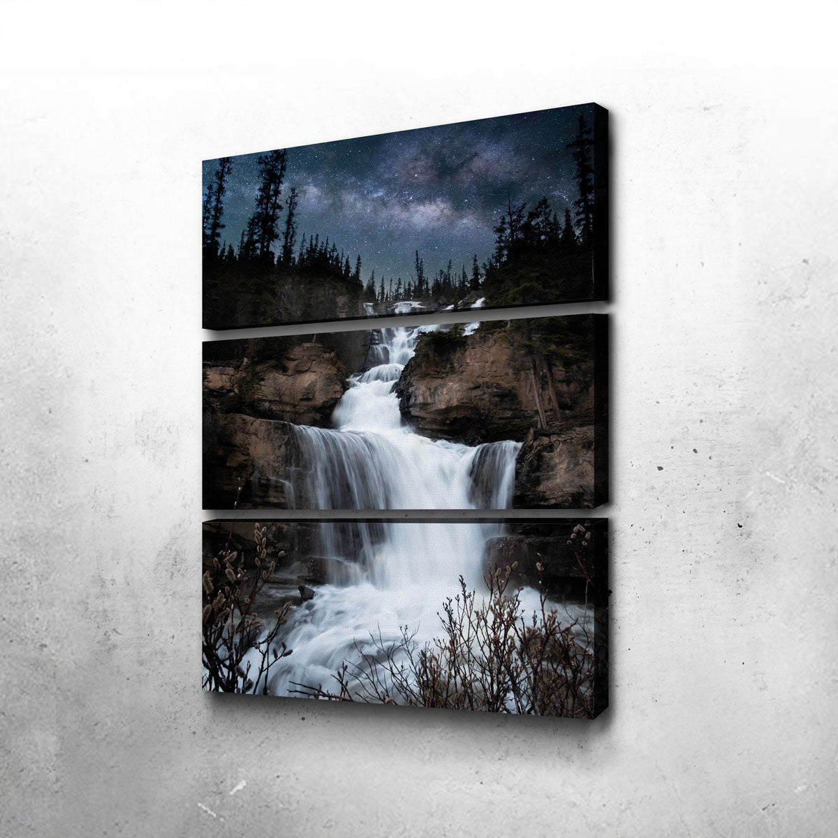 Stunning Milky Way Waterfall Wall Art by Lucas Moore