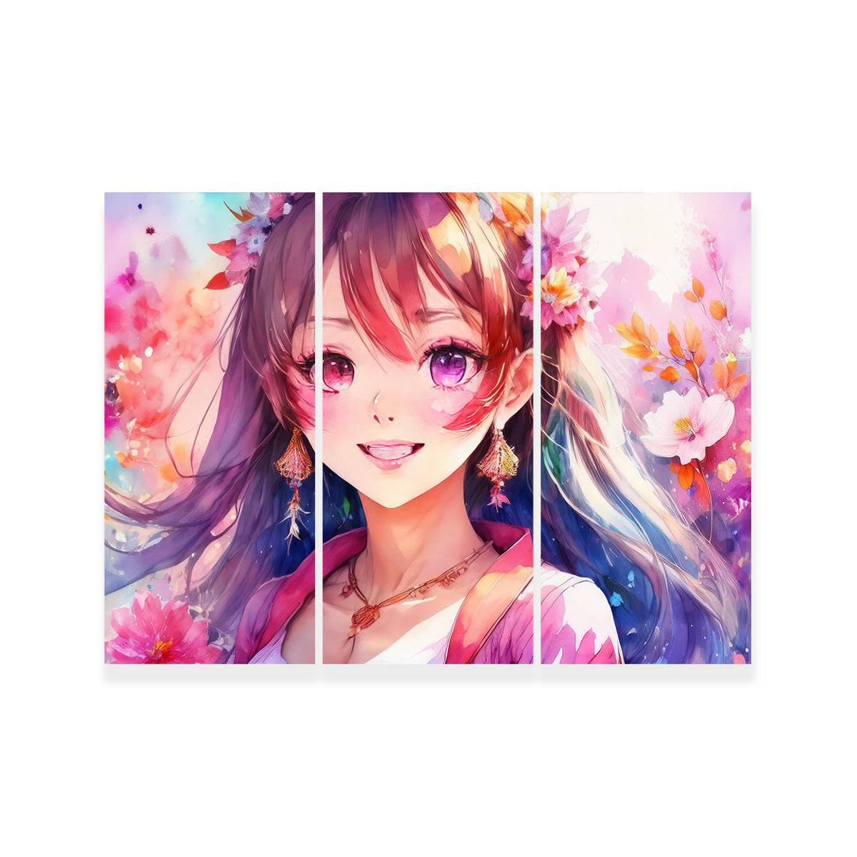 Stunning Anime Girl Wall Art Print