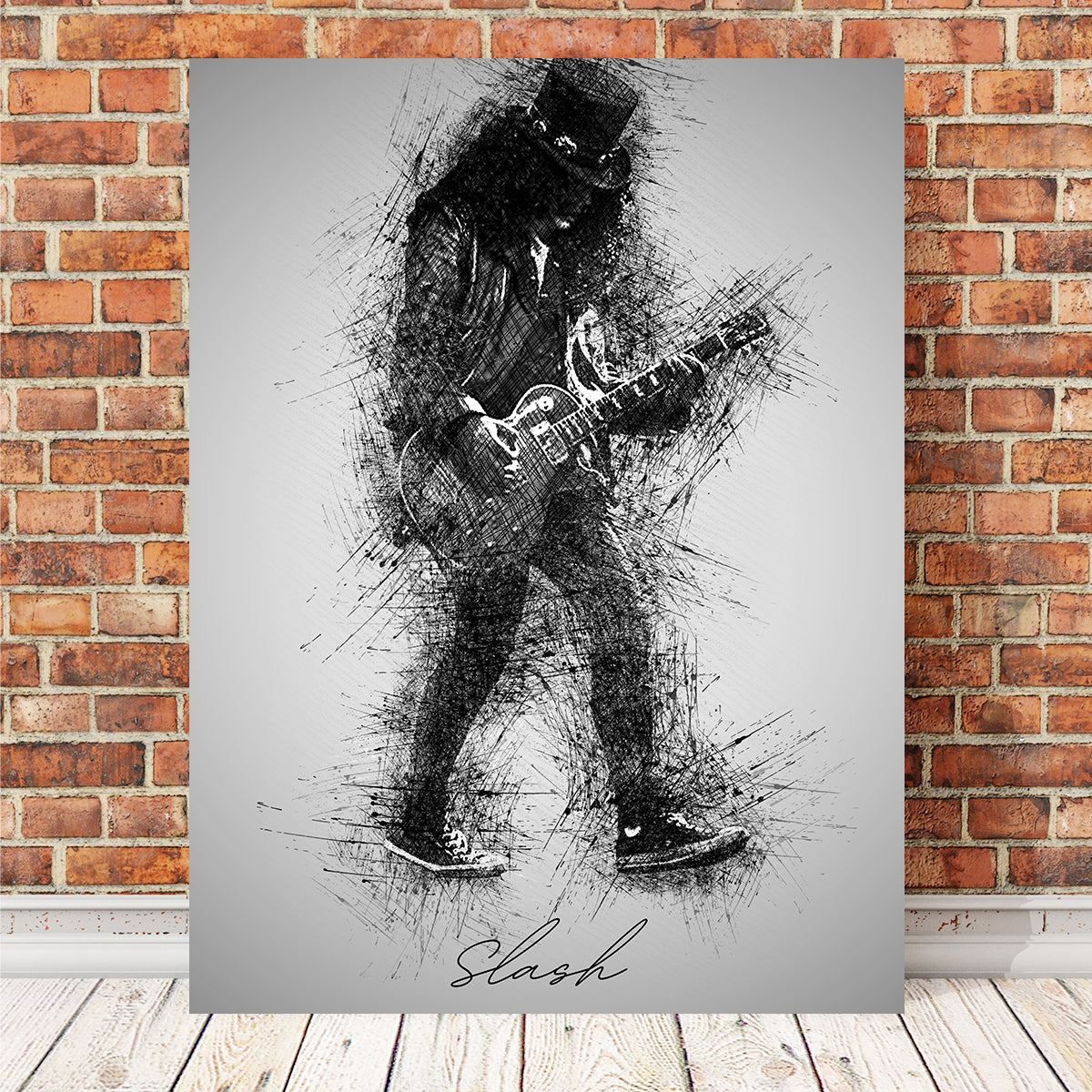 Stunning Slash Sketch Wall Art for Modern Interiors