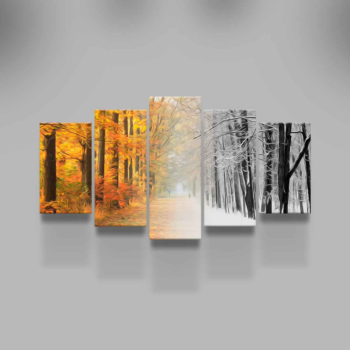 Stunning Autumn - Winter Wall Art by George Sorin