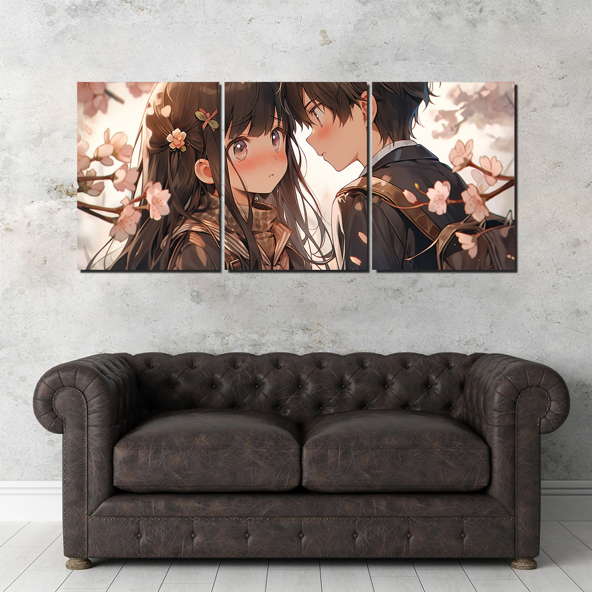 Stunning Anime Couple Wall Art
