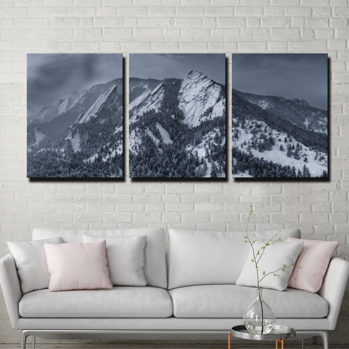 Breathtaking Snow On The Flatirons Wall Art for Stunning Home Decor