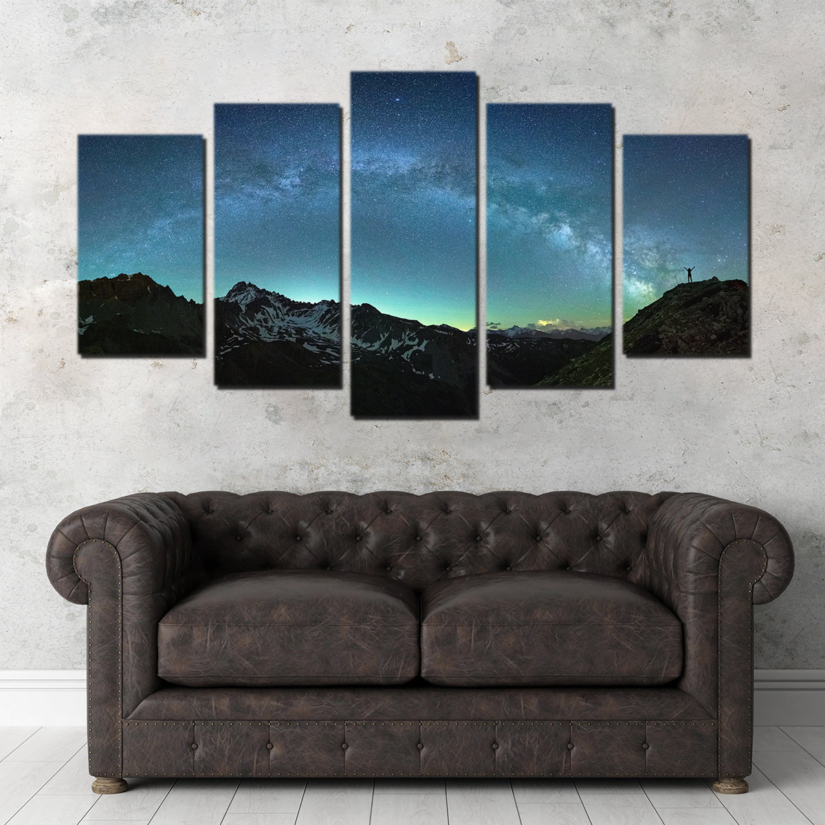 Stunning Arch of the Milky Way Rochebrune Airglow Wall Art by Jeff Graphy