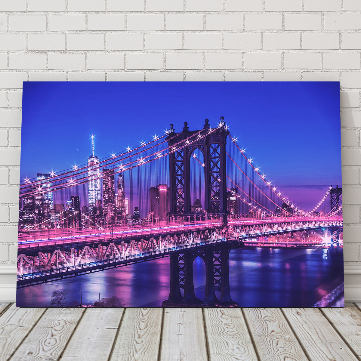 Stunning New York Manhattan Bridge Wall Art by Dina Rolle