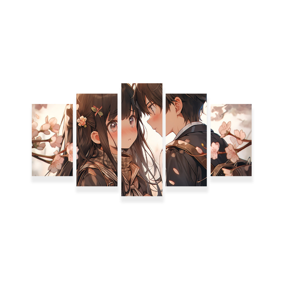 Stunning Anime Couple Wall Art