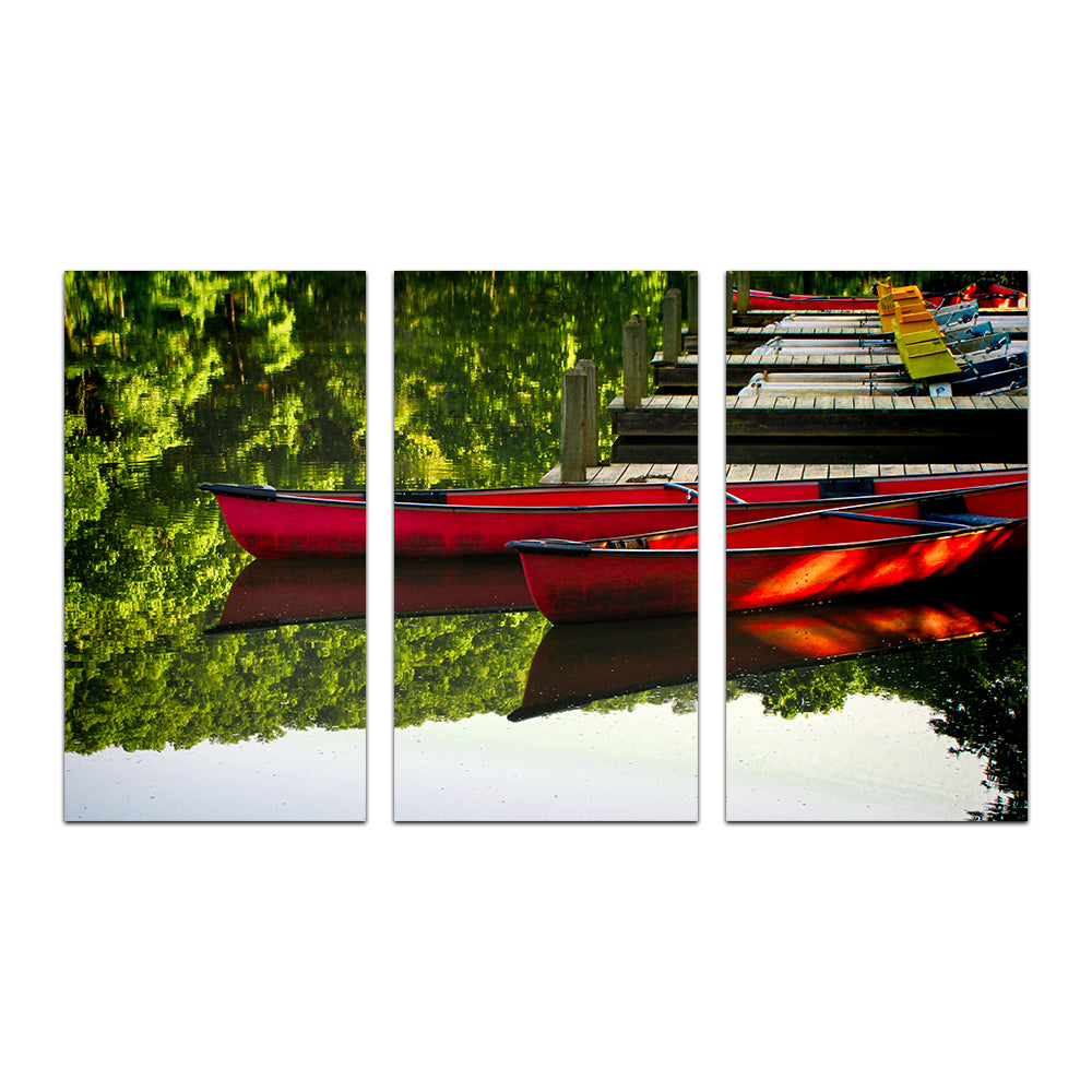 Exquisite Canoes at Devil's Den State Park Wall Art for Your Home Decor