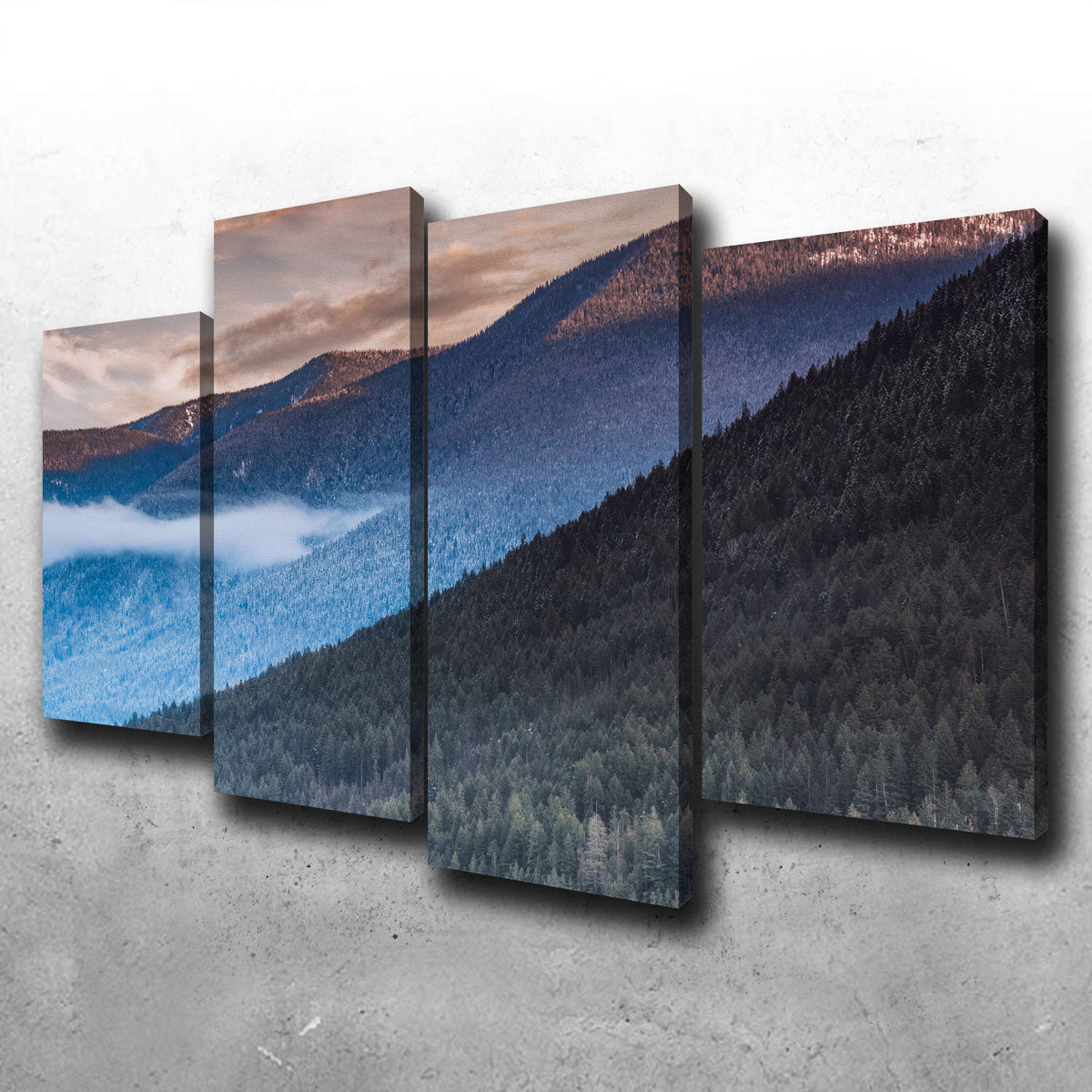 Stunning Sloping Trees Wall Art by Mike Cotton