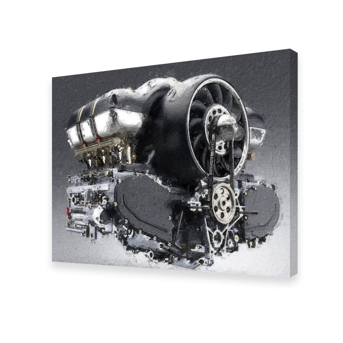 Stunning Porsche 911 Engine Wall Art by Stephen Chambers