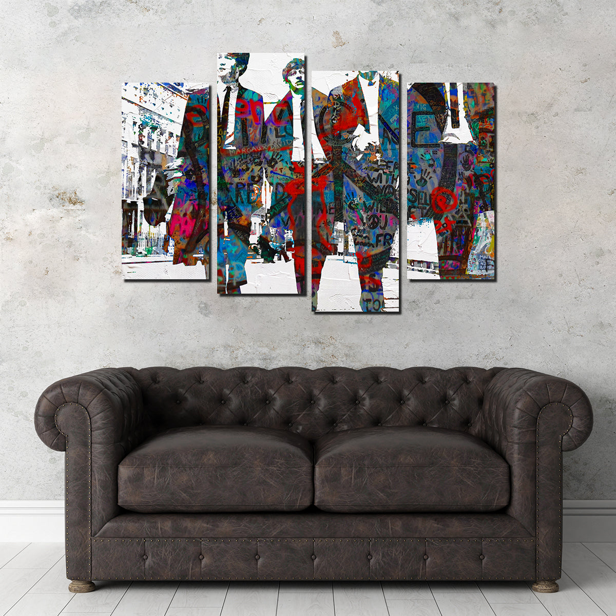 Stunning Beatles Imagine Peace Wall Art by Stephen Chambers