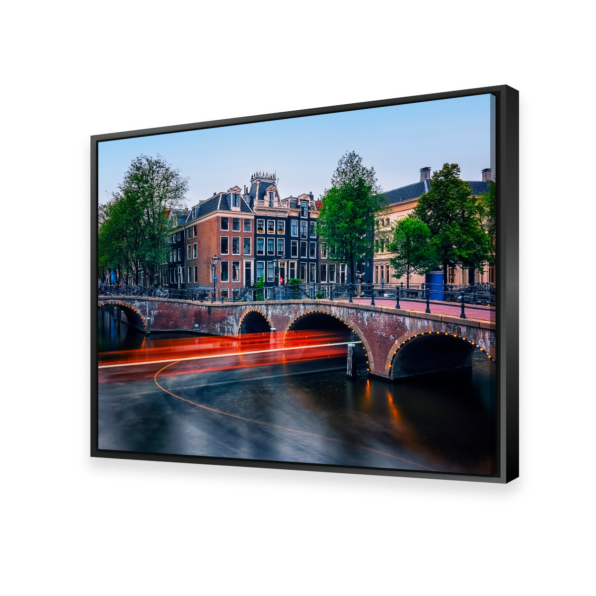 Stunning Canal in Amsterdam Wall Art for Your Home Decor
