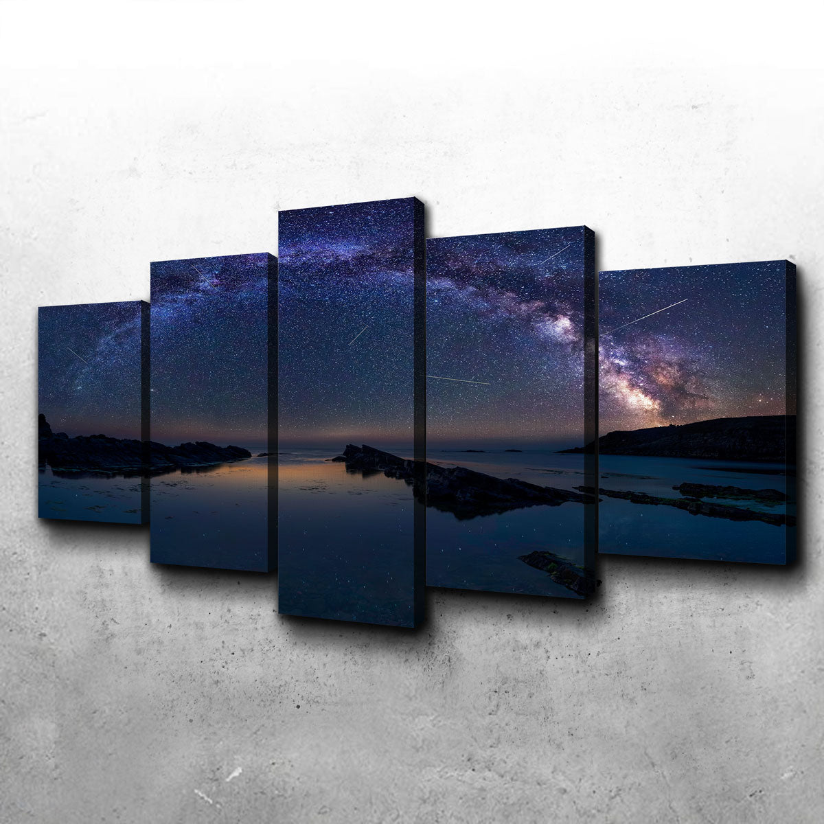 Stunning Arched Galaxy Wall Art for Enchanting Spaces