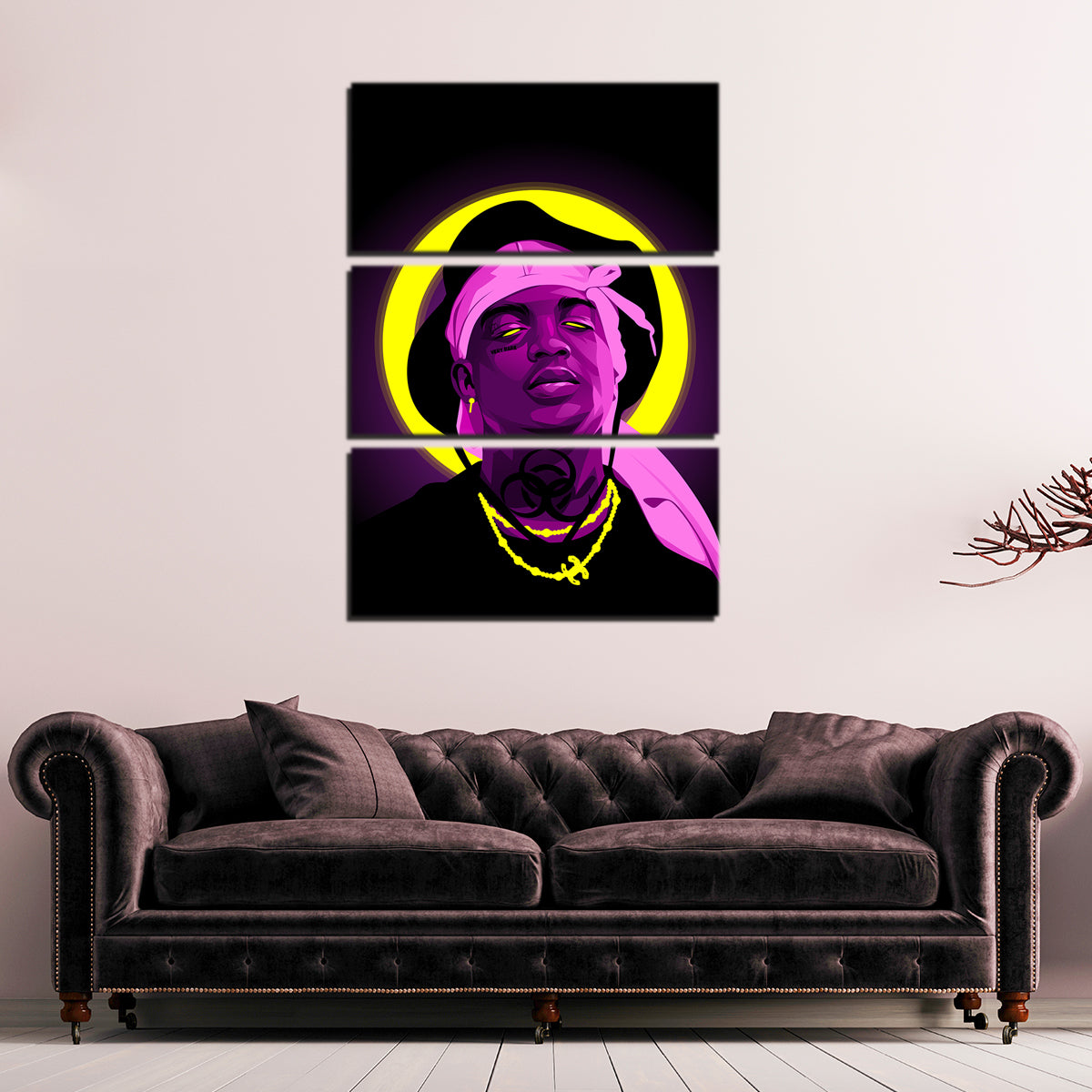 Exclusive Ski Mask the Slump God Wall Art - Ideal for Home Decor