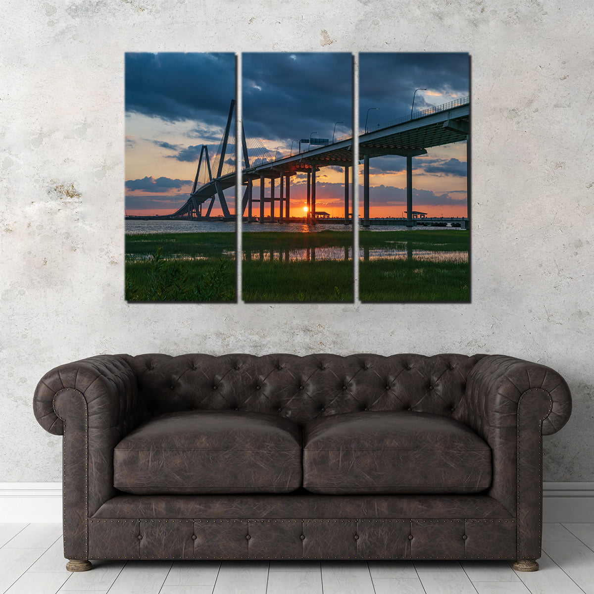 Stunning Arthur Ravenel Jr. Bridge Wall Art by Barry Pack