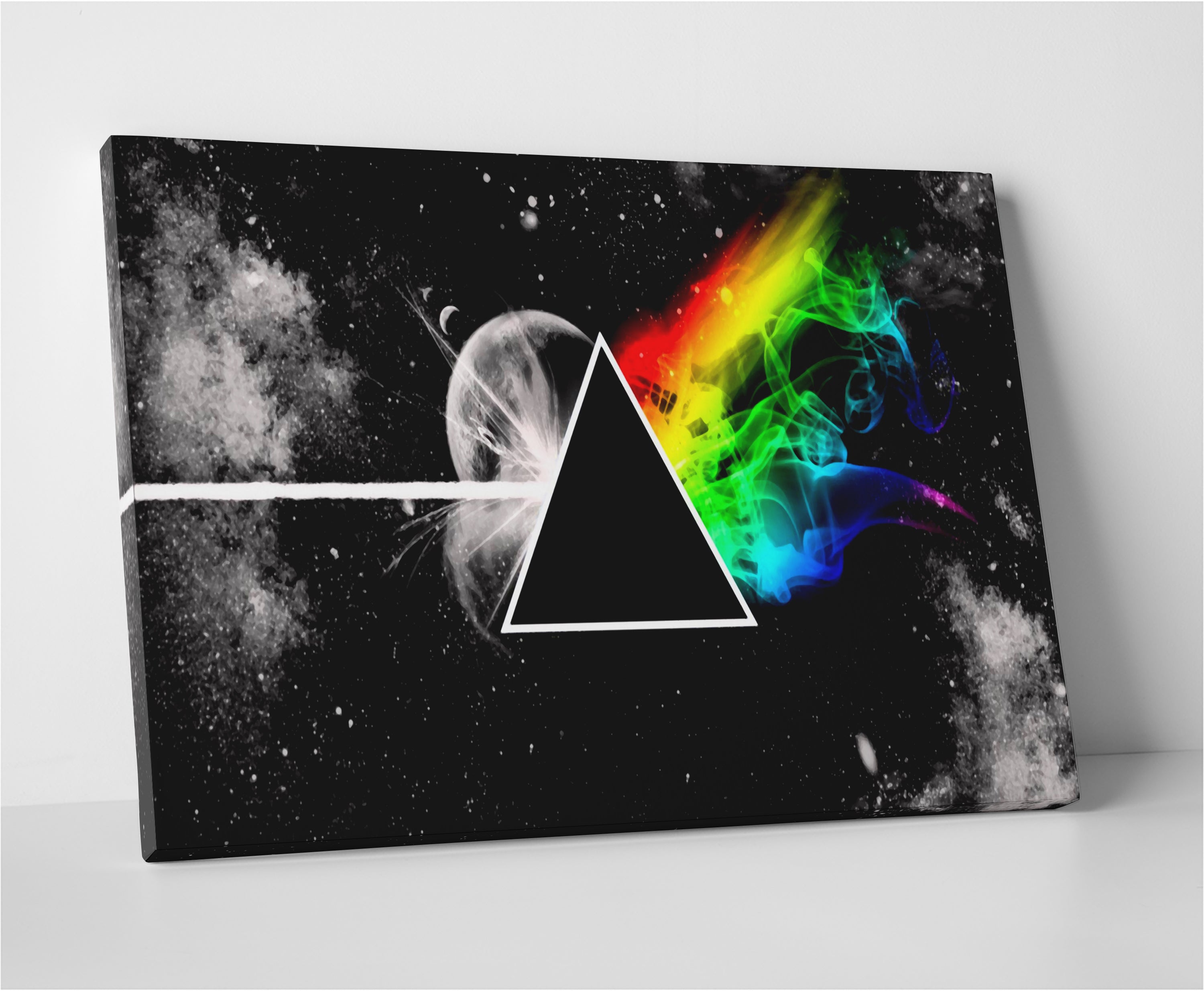 Pink Floyd - Dark Side of the Moon Stunning Panoramic Wall Art for Music Lovers