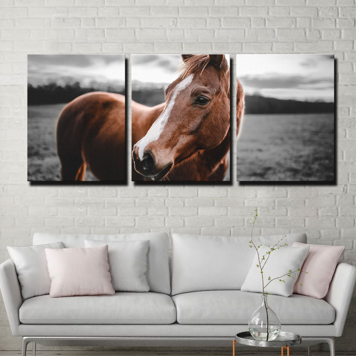 Exquisite Shining Horse Wall Art by Lucas Moore