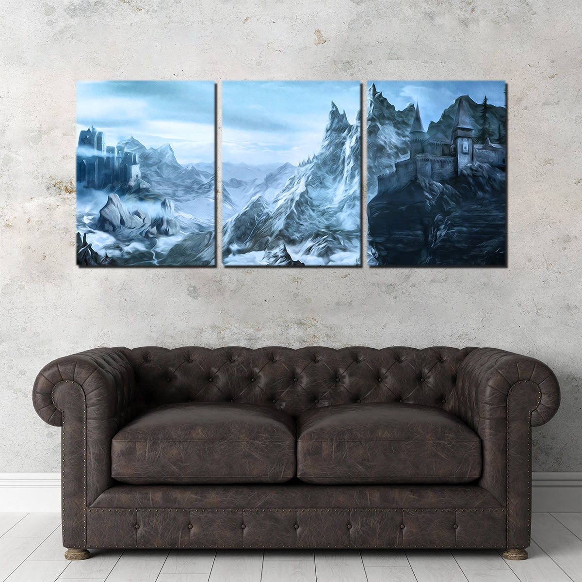 Stunning Castle Ridge Wall Art by George Sorin