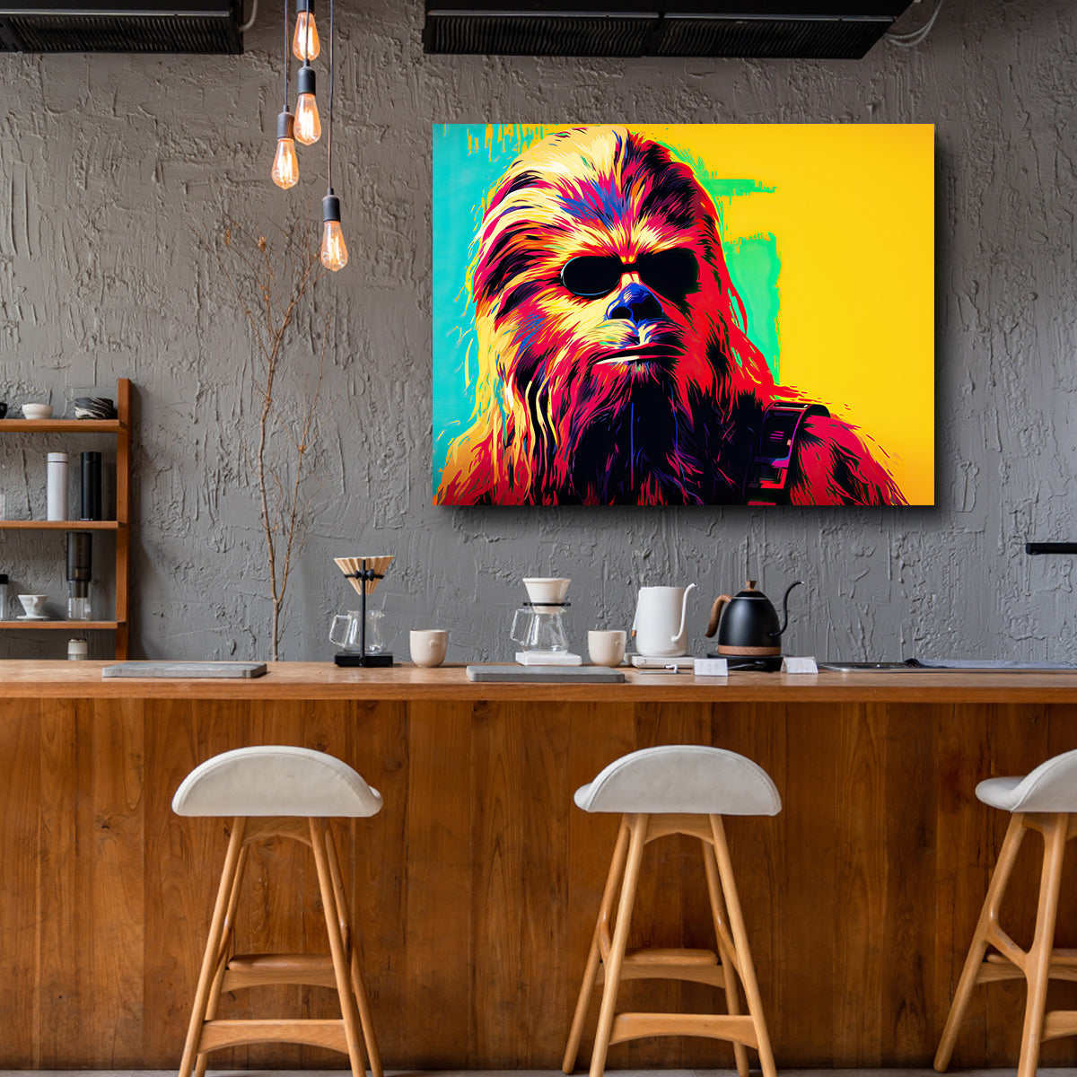 Stunning Cewbacca Shades Wall Art by Ralph & Laura Design