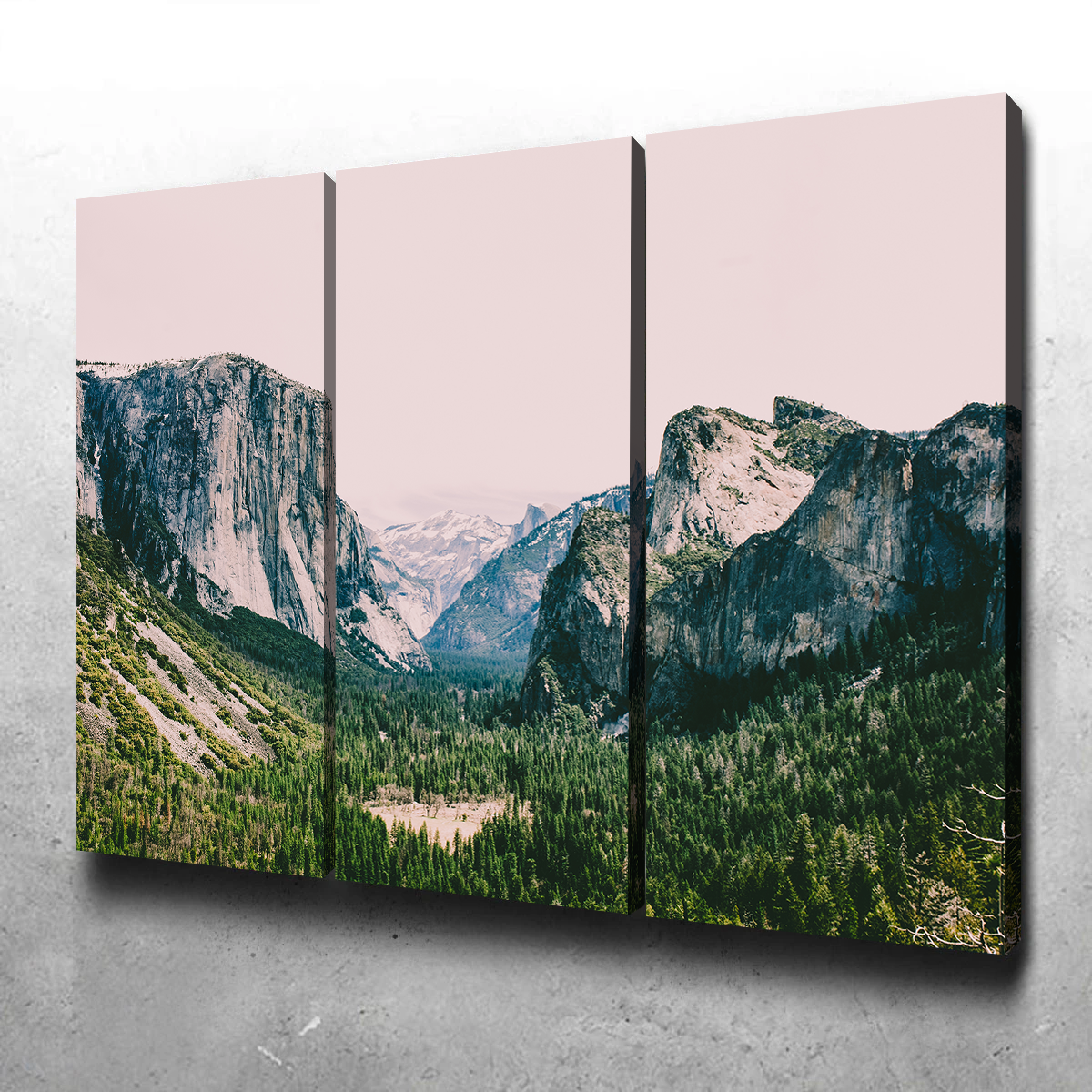 Stunning Pink Yosemite Wall Art by Kyle Sherry