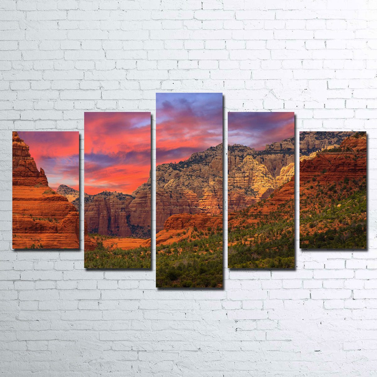 Stunning Sedona Sunset Wall Art for Home Decor