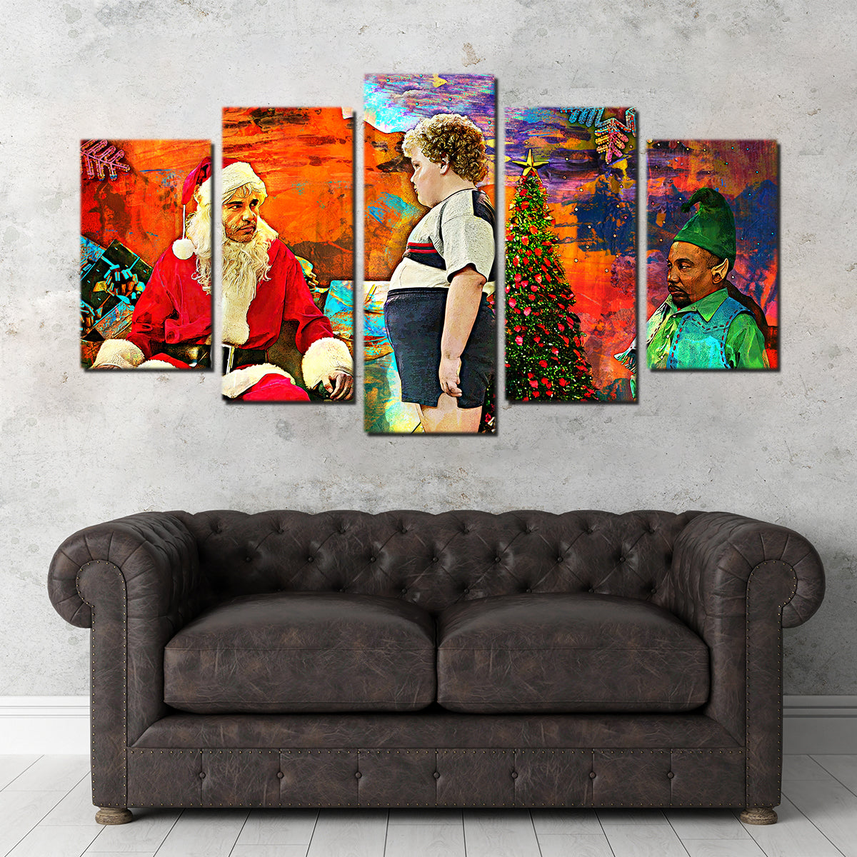 Eye - catching Bad Santa Wall Art for Stunning Home Decor