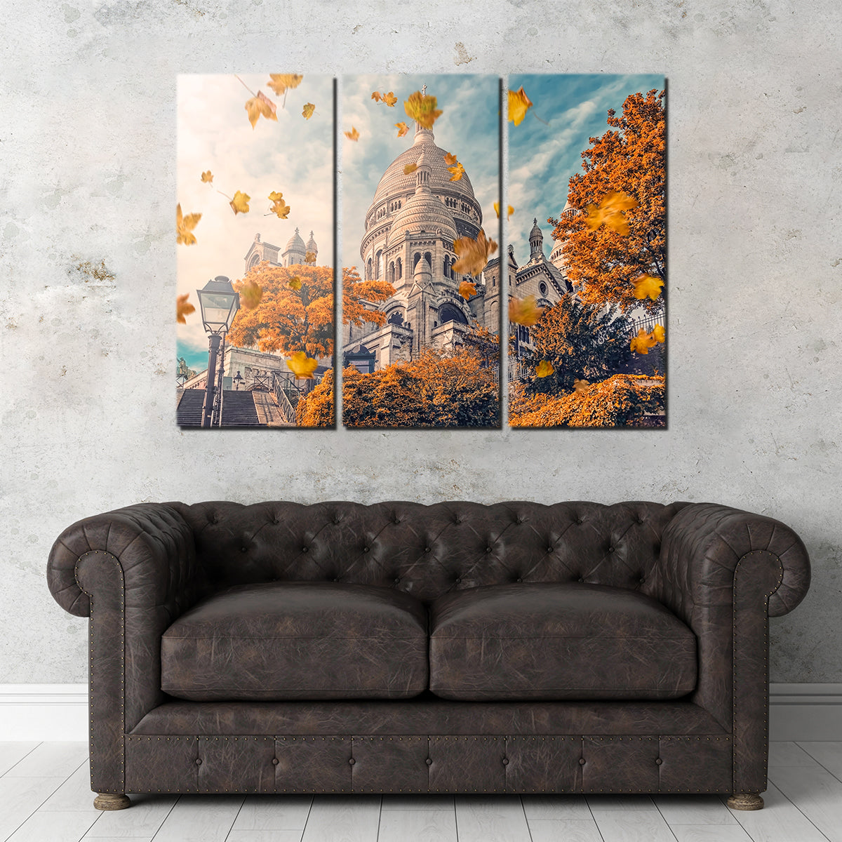 Autumn In Montmartre Stunning Wall Art - Ideal Decor Piece