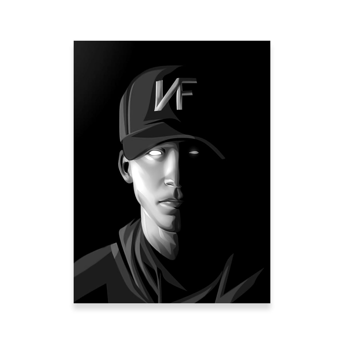 NF The Rapper Wall Art - Stunning Museum-Quality Canvas Print