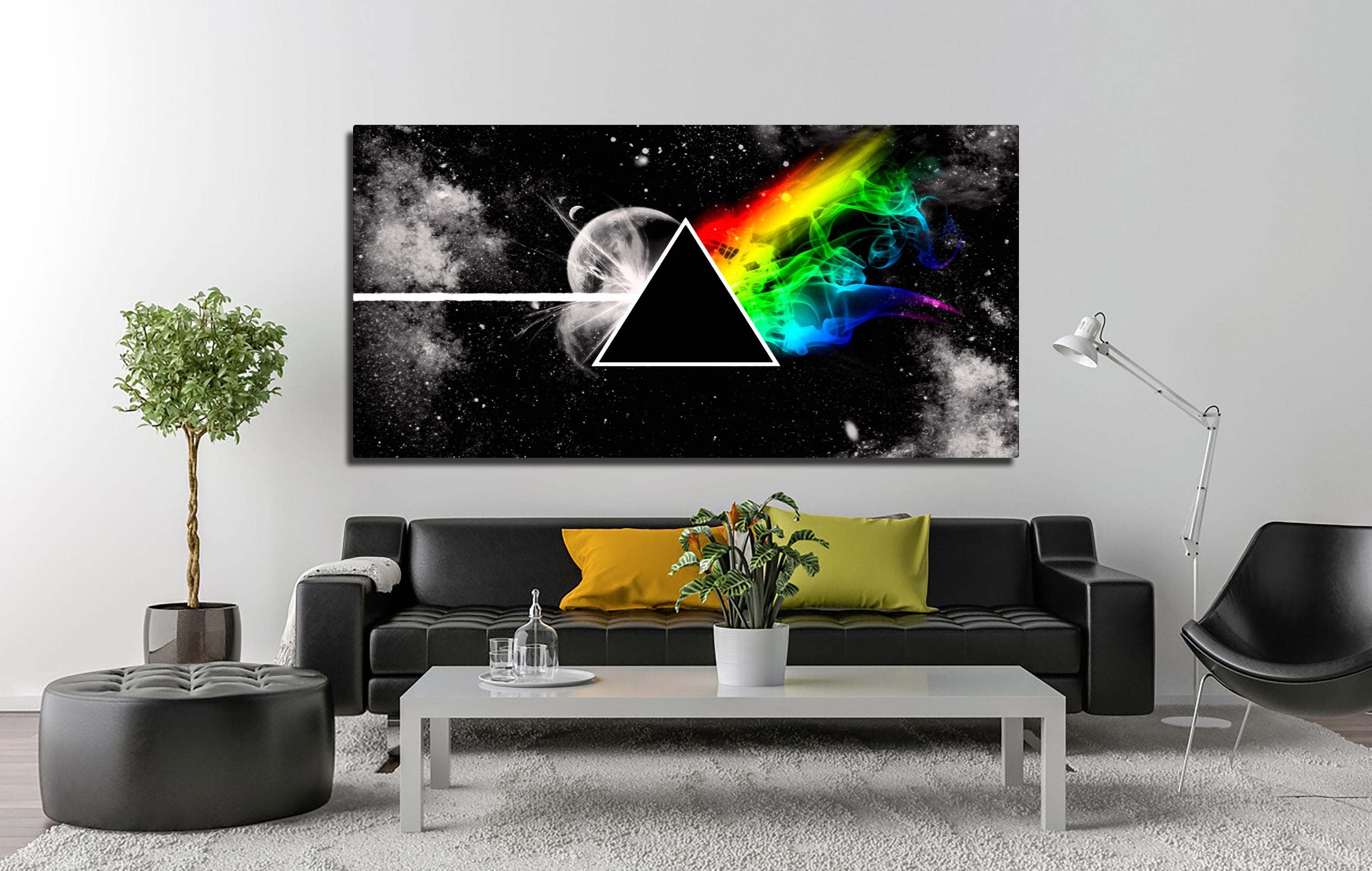 Pink Floyd - Dark Side of the Moon Stunning Panoramic Wall Art for Music Lovers
