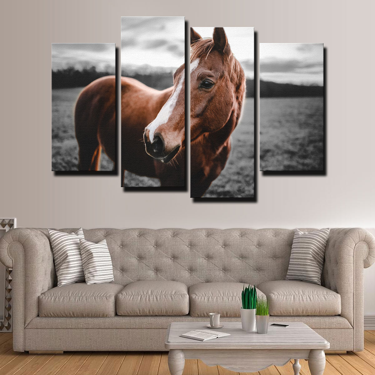 Exquisite Shining Horse Wall Art by Lucas Moore