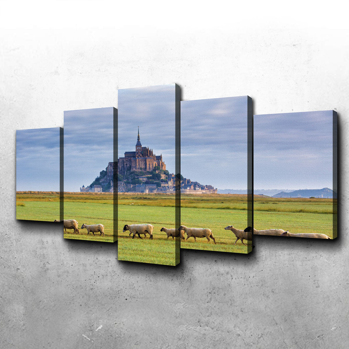 Exquisite Mont Saint Michel Abbey Wall Art for Stunning Home Decor