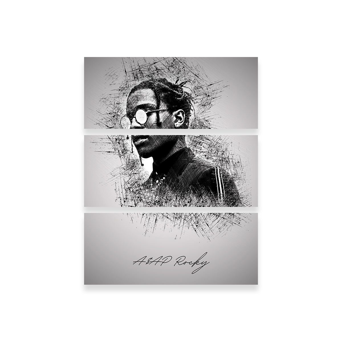 Stylish Asap Rocky Shades Wall Art for Trendy Decor