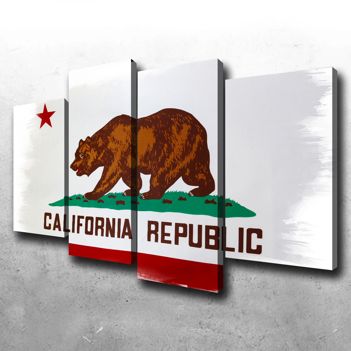 Stunning California State Flag Wall Art for Your Home Decor