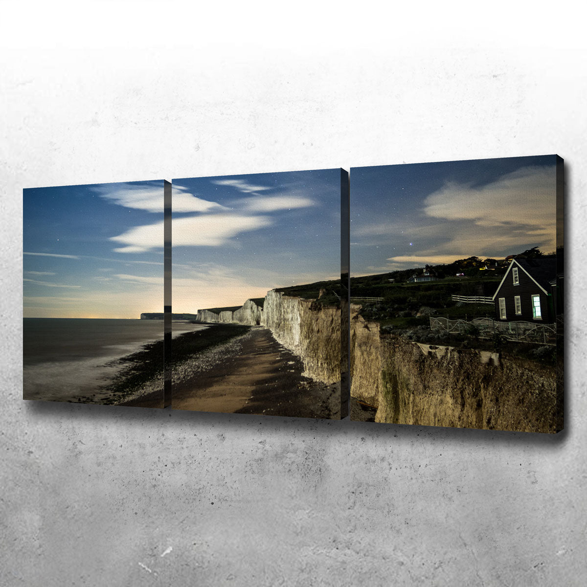 Stunning Chalk Cliffs at Birling Gap Wall Art by Mike Cotton