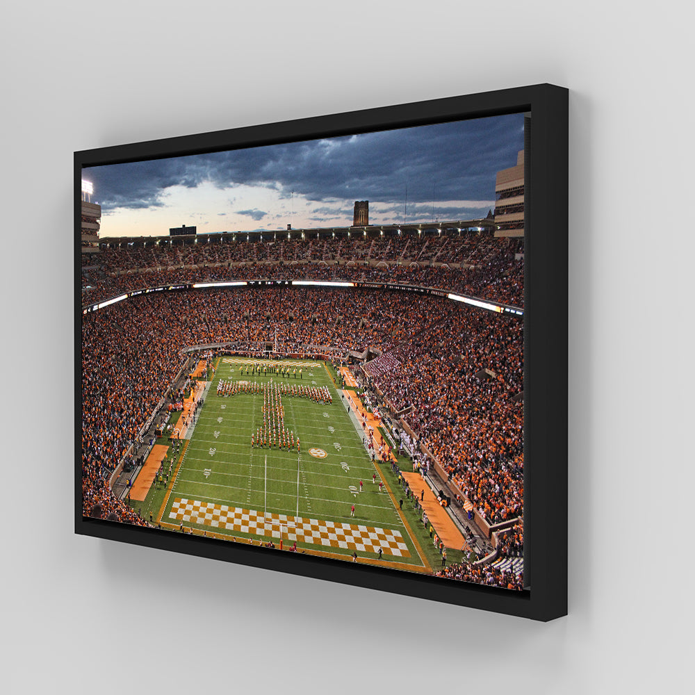 Neyland Stadium Premium Wall Art - Sustainable Kiln - Dried Pine Frame