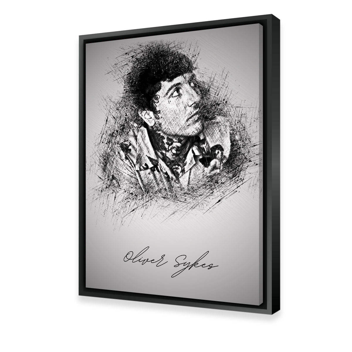 Oliver Sykes Inspired Wall Art - Stunning Decor for Your Space