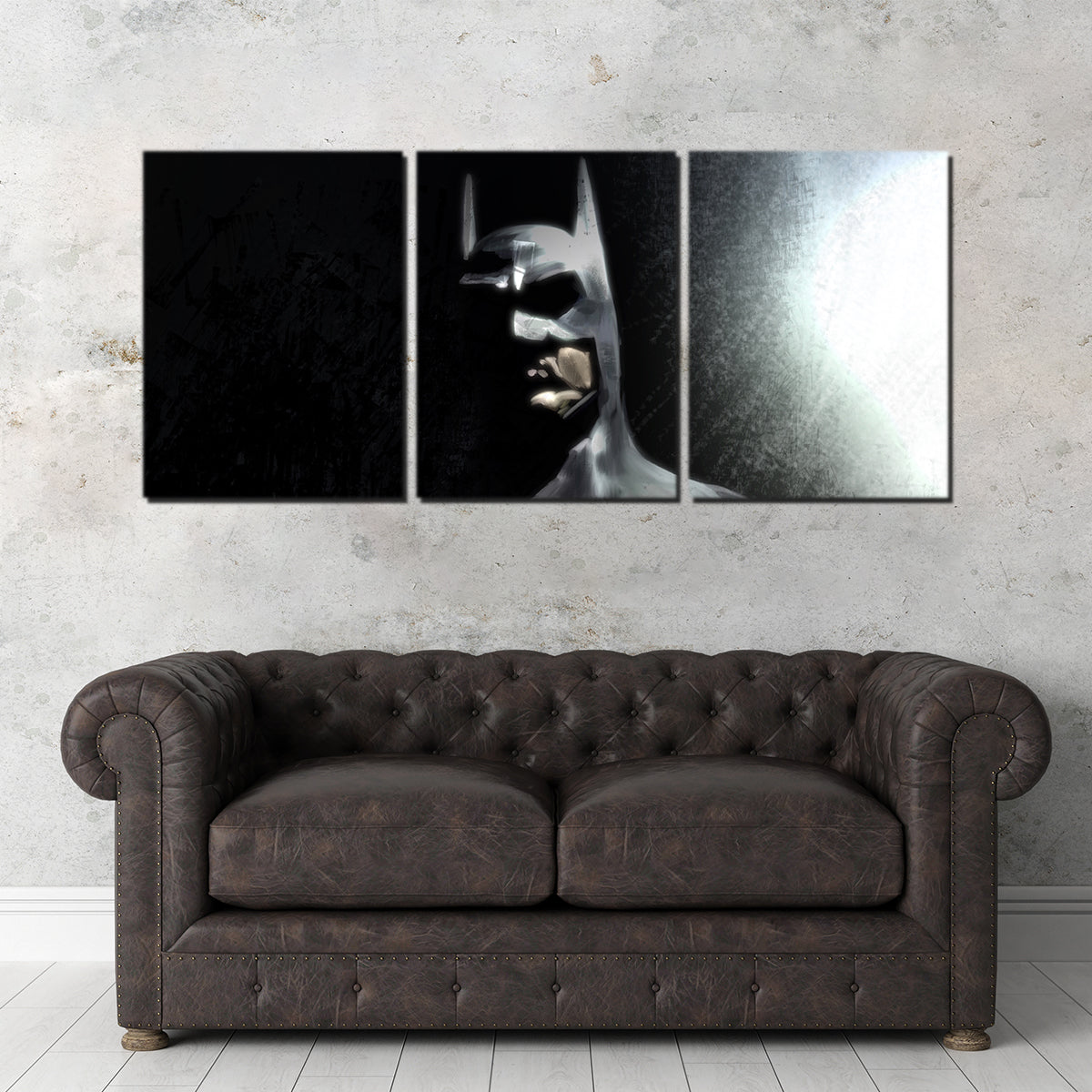 Stunning Batman In The Light Wall Art by Andy Brackpool