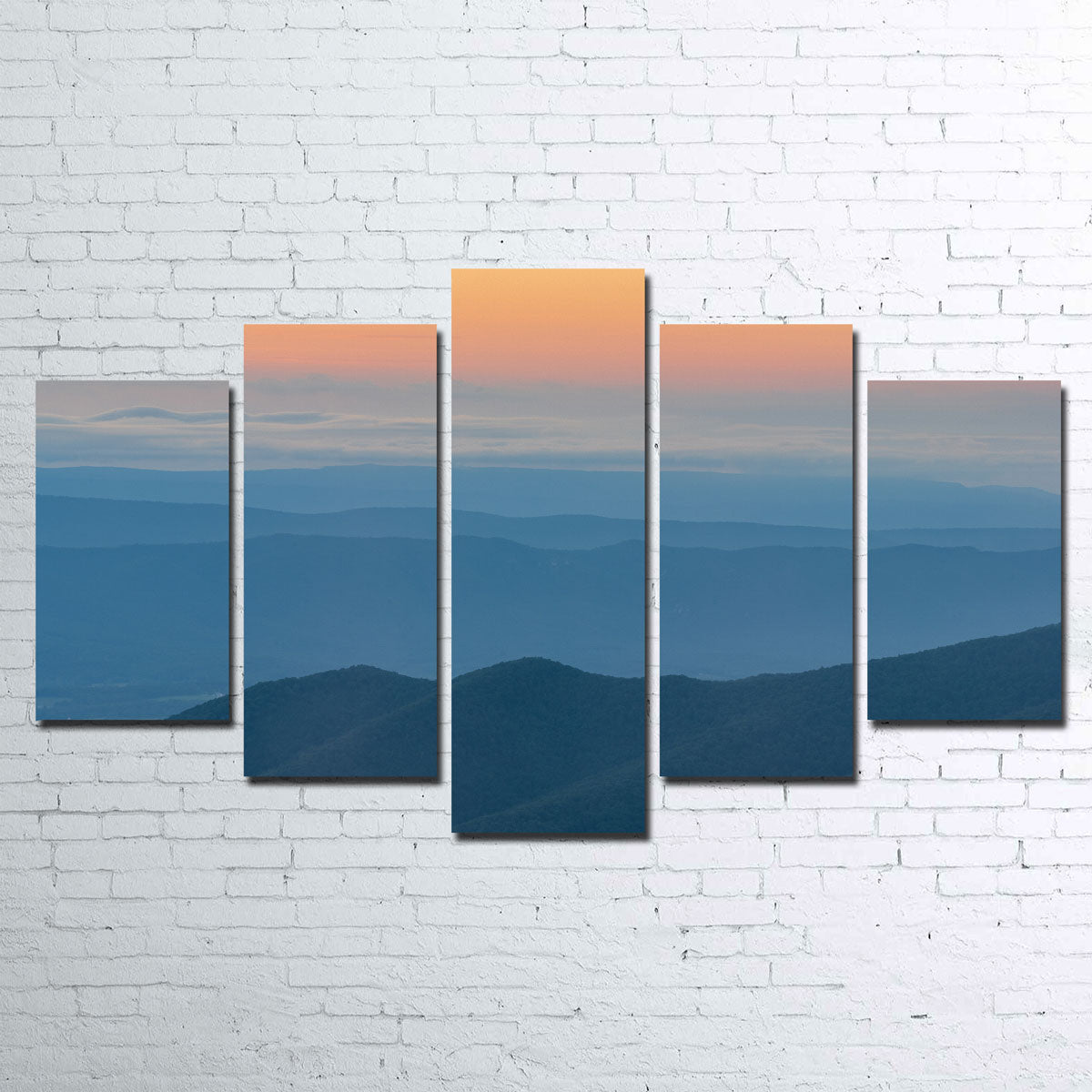 Stunning Shenandoah Sunset Wall Art by Dennis Maida