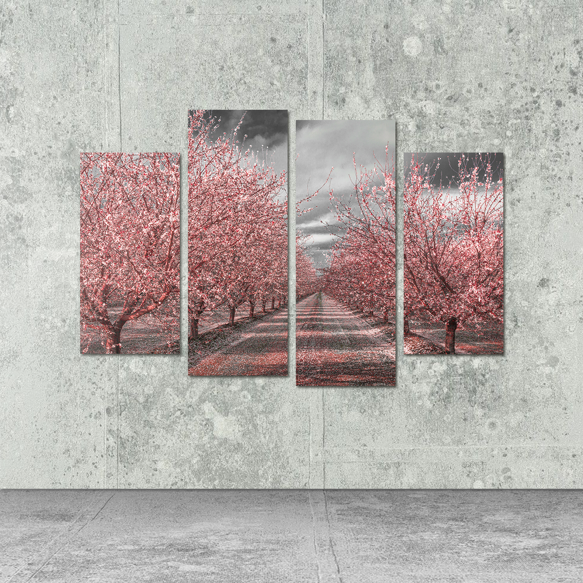 Stunning California Pink Blossoms Wall Art for Your Home Decor