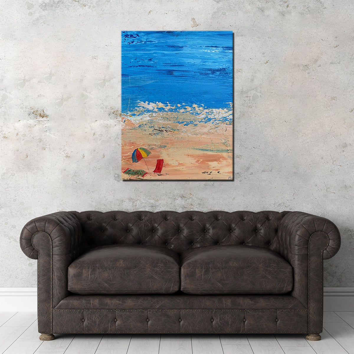 Stunning Beach Day 2 Wall Art by Peggy Hinaekian