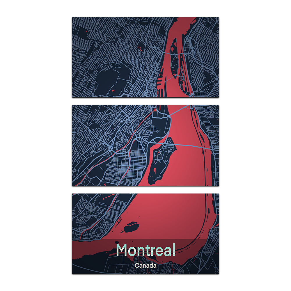 Exquisite Montreal Wall Art by Tovu Yovi