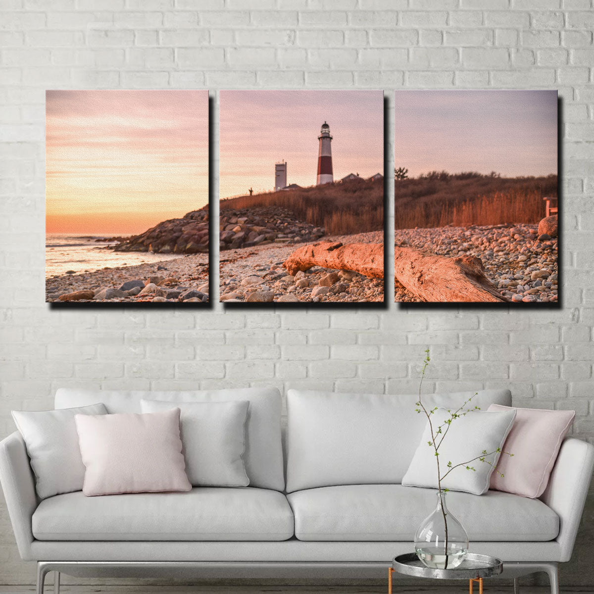 Stunning Montauk Point Lighthouse Wall Art by Dennis Maida
